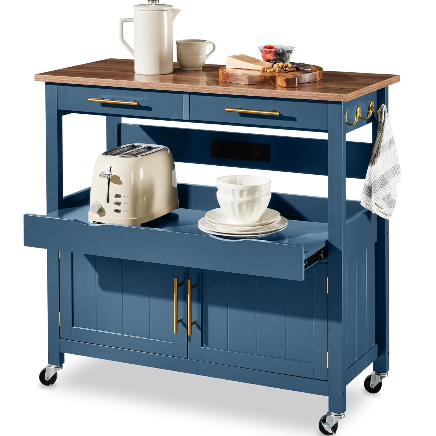 Outdoor Kitchen Power - عربة مطبخ متحركة كبيرة بطول 36