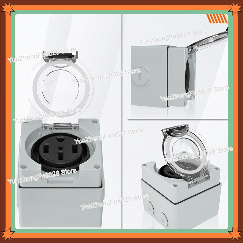 Outdoor Power Receptacle Box - صندوق مأخذ طاقة 50 أمبير 14-50R،