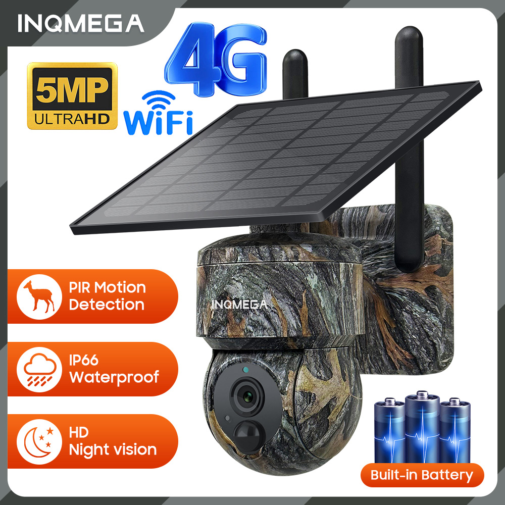Outdoor Power Monitor - INQMEGA 5MP 4G / WIFI كاميرا