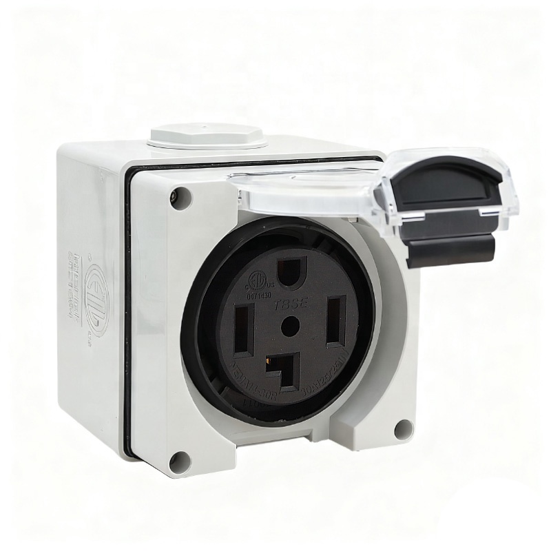 Outdoor Power Receptacle Box - صندوق مخرج طاقة 30 أمبير NEMA