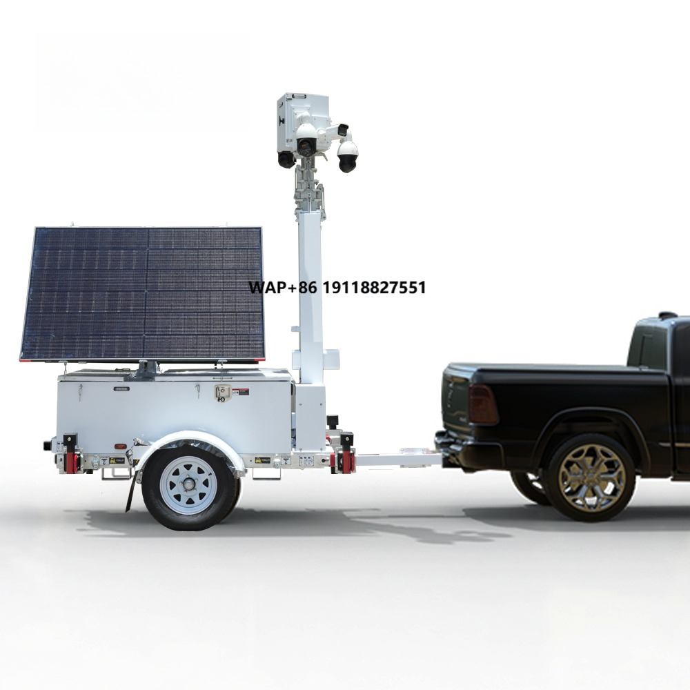 Outdoor Power Monitor - وحدة الطاقة الشمسية مقطورة برج المراقبة