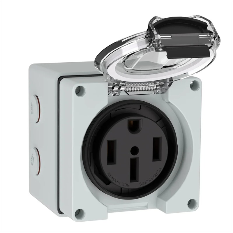 Outdoor Power Receptacle Box - صندوق منفذ طاقة TFBC 50 أمبير،