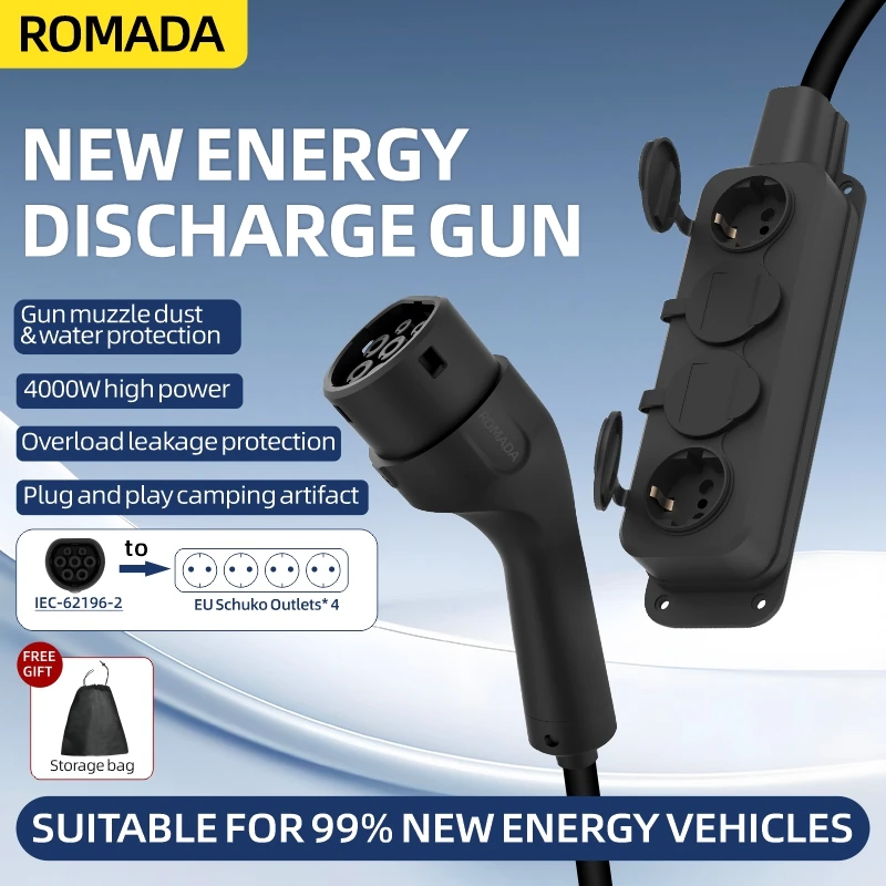 Outdoor Power Plus - كابل محمول 16 أمبير 4 كيلو