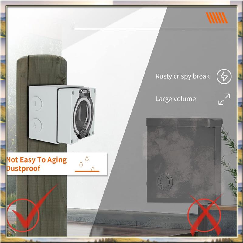 Outdoor Power Receptacle Box - AA46 HOT-50Amp صندوق مخرج طاقة خارجي،
