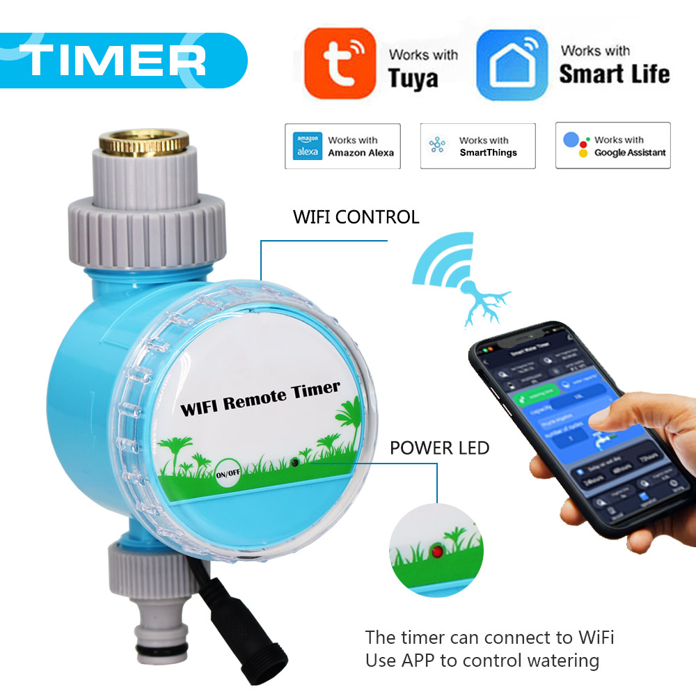 Outdoor Power Timer - جهاز توقيت مياه للحديقة لاسلكي يعمل