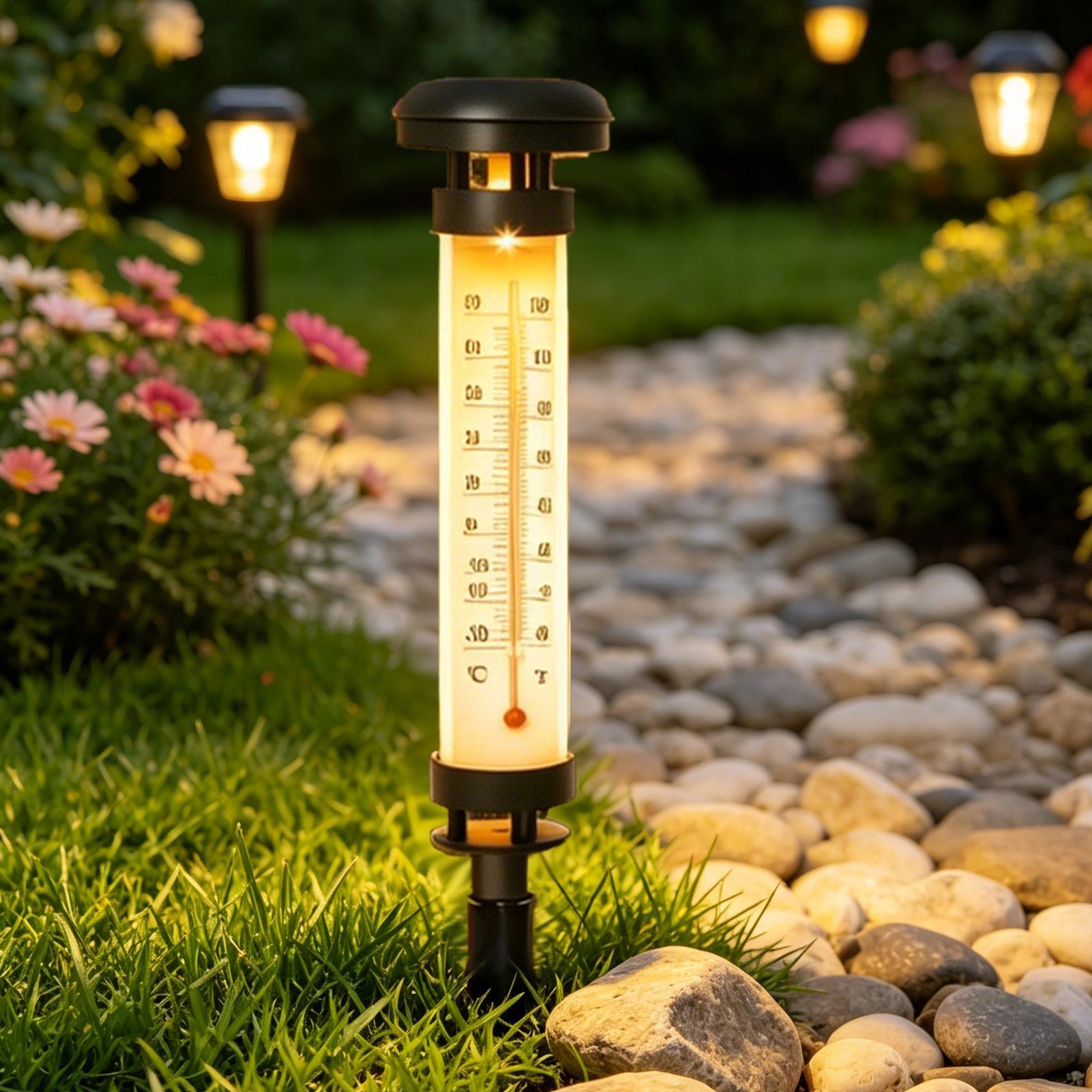 أضواء شمسية للممرات تعمل بالطا - مراجعة Outdoor Yard Power Stake وسعره