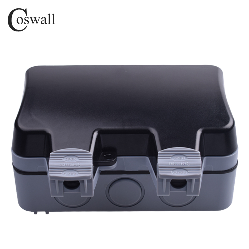 Coswall IP66 مانعة للماء في ال - مراجعة Outdoor Power Outlet Waterproof وسعره