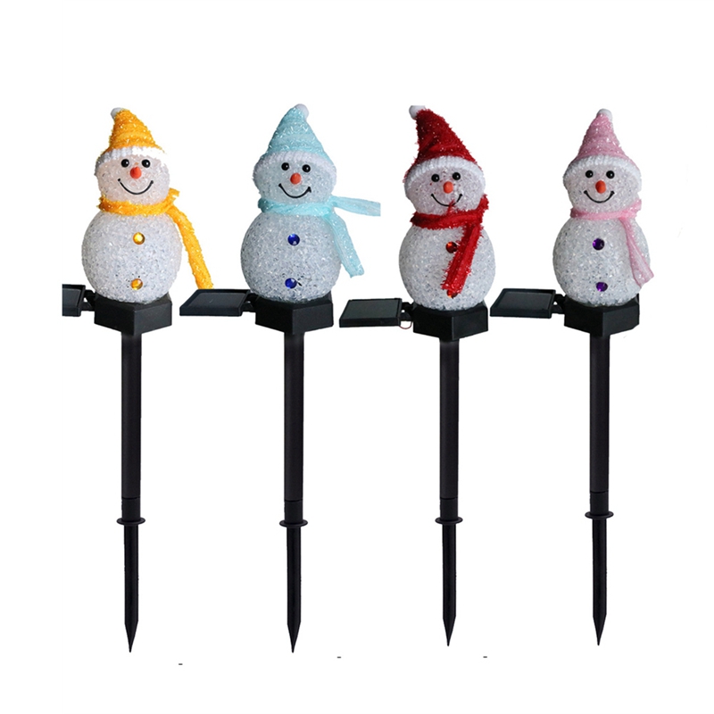 LED ثلج الشمسية مصباح حديقة في - مراجعة Outdoor Yard Power Stake وسعره