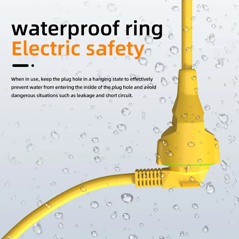 شريط طاقة أوروبي 16 أمبير بقوة - مراجعة Outdoor Power Outlet Waterproof وسعره