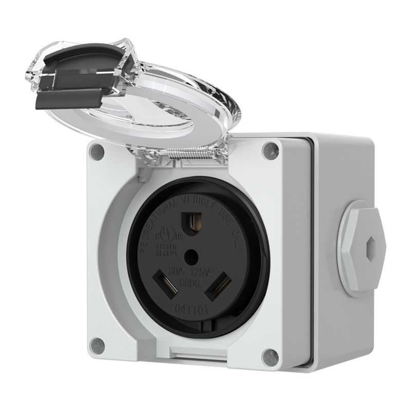 صندوق مأخذ طاقة ABYP NEMA TT-3 - مراجعة Outdoor Power Receptacle Box وسعره