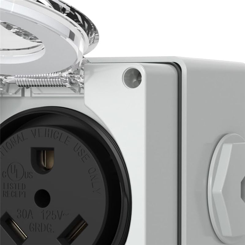 صندوق مأخذ طاقة ABYP NEMA TT-3 - مراجعة Outdoor Power Receptacle Box وسعره