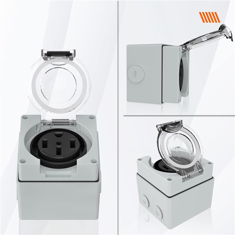 صندوق مخرج طاقة ABLK 6X 50 أمب - مراجعة Outdoor Power Receptacle Box وسعره