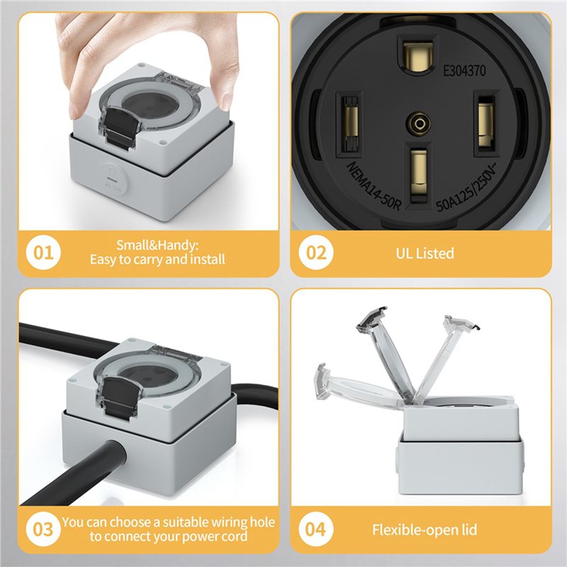 صندوق منافذ الطاقة Y17A 6X 50  - مراجعة Outdoor Power Receptacle Box وسعره