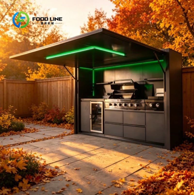 محطة شواء خارجية تعمل بالطاقة  - مراجعة Outdoor Kitchen Power وسعره