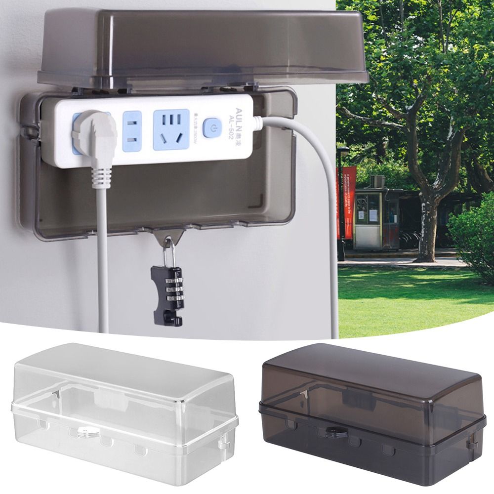 صندوق بلاستيكي متين مضاد للسرق - مراجعة Outdoor Power Outlet Waterproof وسعره