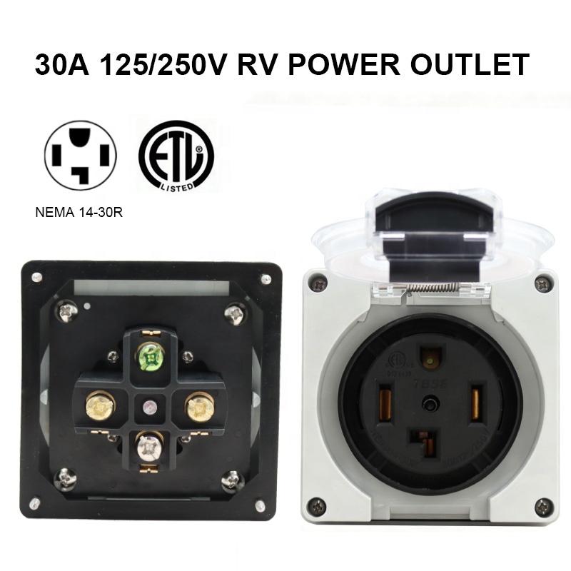 صندوق مخرج طاقة 30 أمبير NEMA  - مراجعة Outdoor Power Receptacle Box وسعره