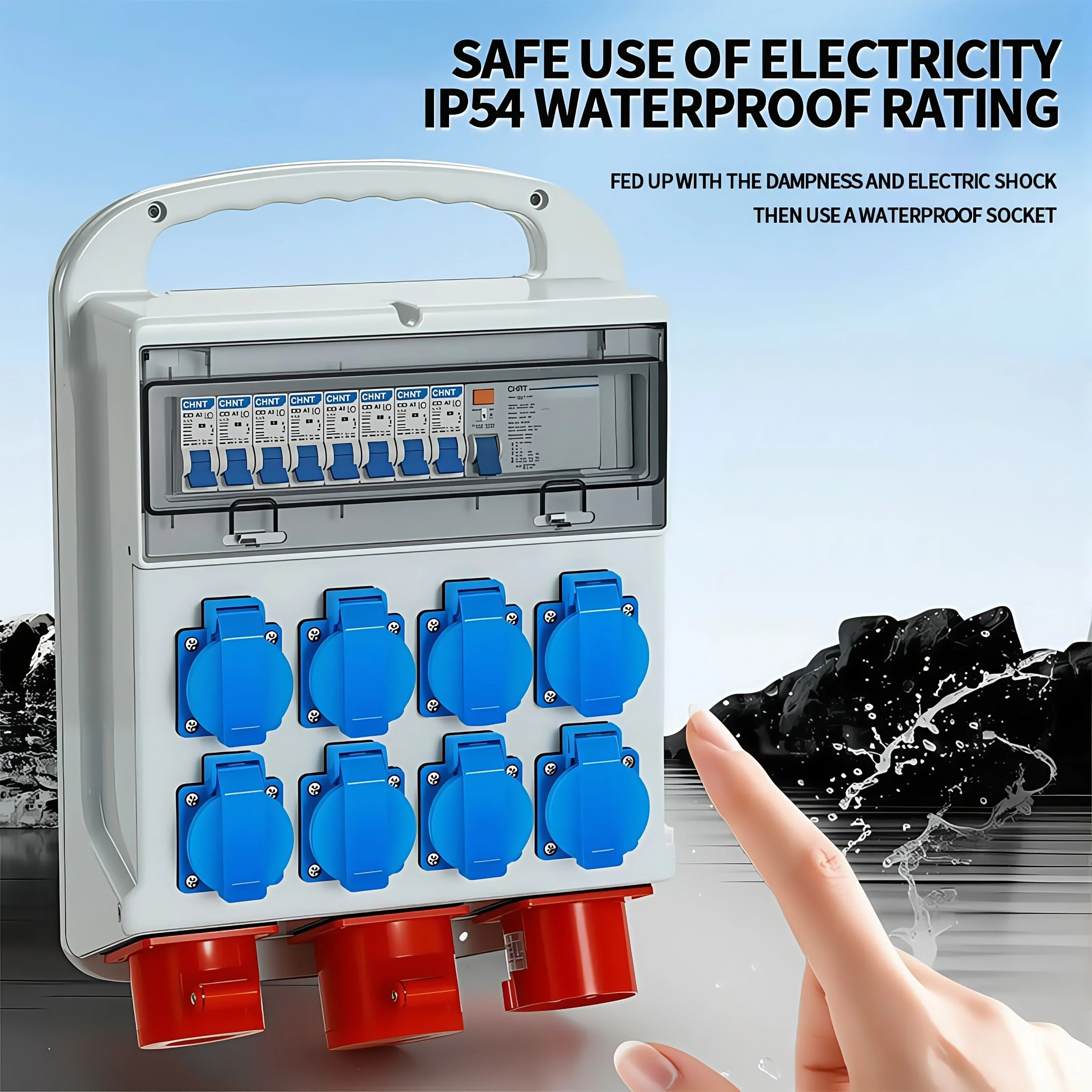 مقبس كهربائي صناعي مقاوم للماء - مراجعة Outdoor Power Outlet Waterproof وسعره