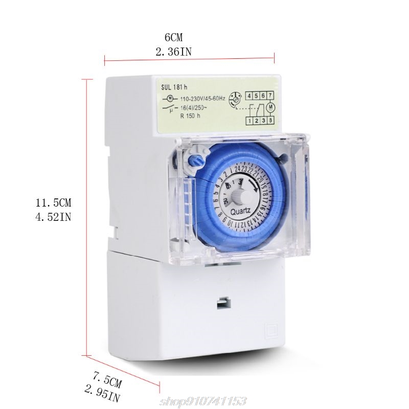 SUL181H ميقاتي ميكانيكي التبدي - مراجعة Outdoor Power Timer وسعره
