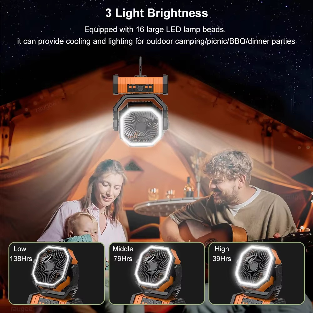 مروحة تخييم بسعة 20000 مللي أم - مراجعة Outdoor Power Timer وسعره
