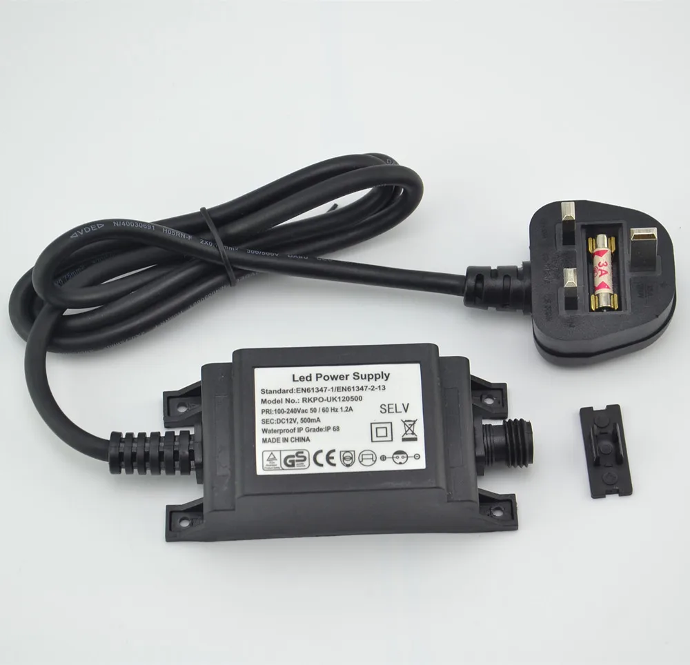 IP68 DC12V 1A قرص الطاقة شاحن  - مراجعة Outdoor Power Transformer وسعره