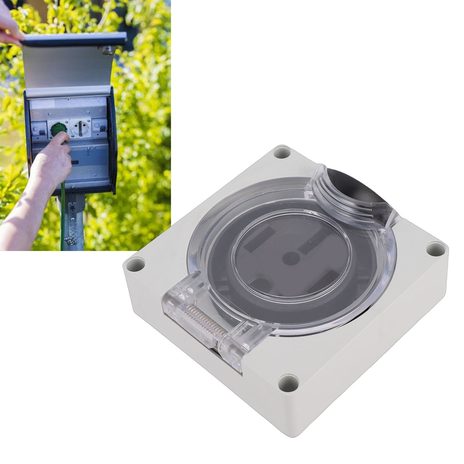 مقبس طاقة صناعي NEMA L14-50R ق - مراجعة Outdoor Power Receptacle Box وسعره