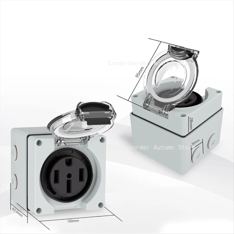 صندوق منفذ طاقة TFBC 50 أمبير، - مراجعة Outdoor Power Receptacle Box وسعره
