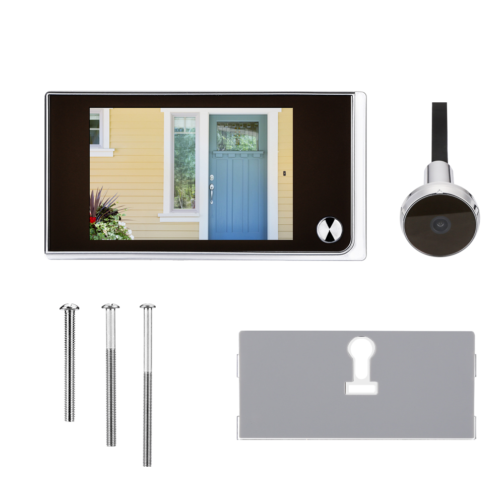 3.5 بوصة كاميرا ثقب الباب جرس  - مراجعة Outdoor Power Monitor وسعره