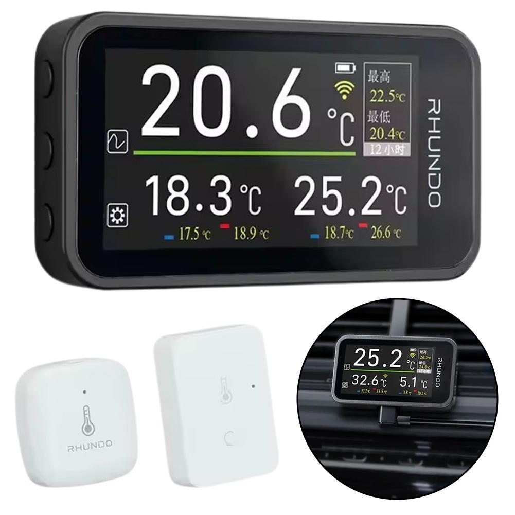 مقياس حرارة رقمي LCD للسيارة،  - مراجعة Outdoor Power Monitor وسعره