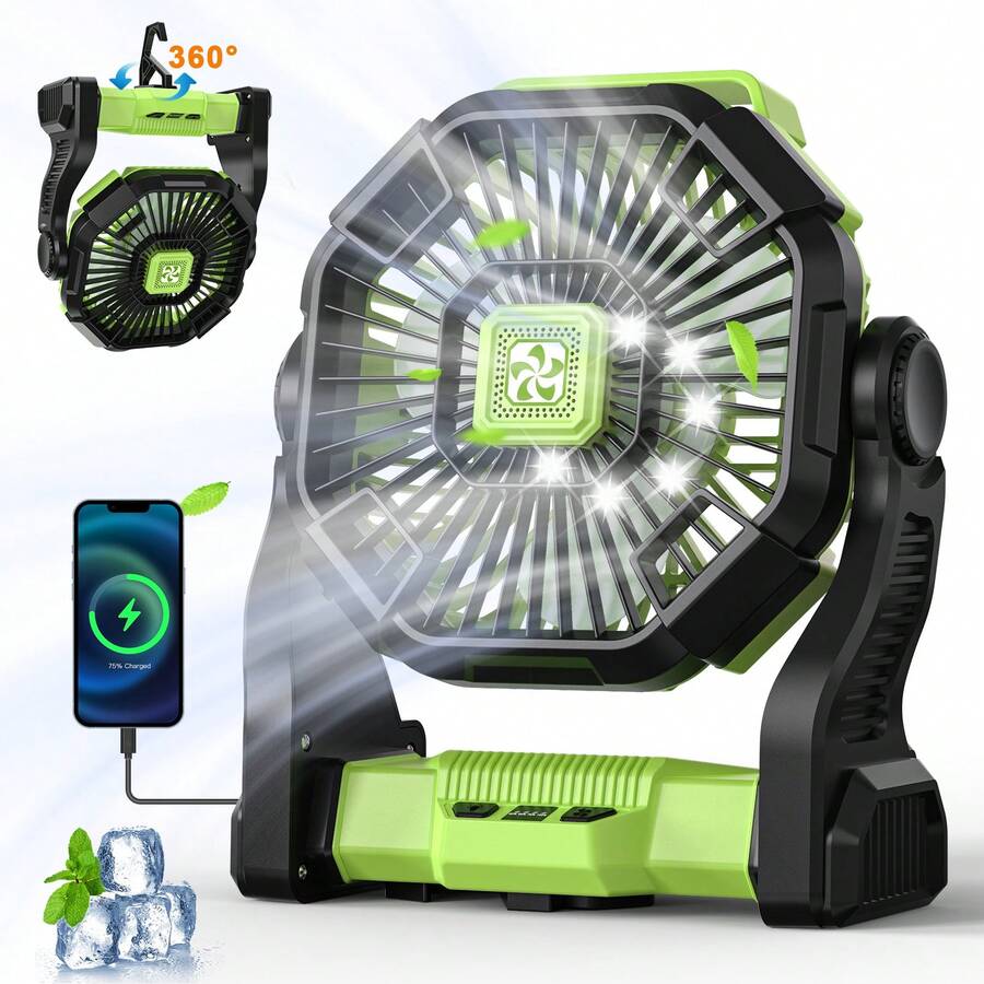 مروحة محمولة تعمل بالبطارية بس - مراجعة Outdoor Power Timer وسعره