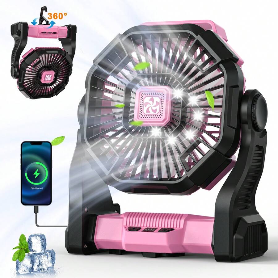 مروحة محمولة تعمل بالبطارية بس - مراجعة Outdoor Power Timer وسعره