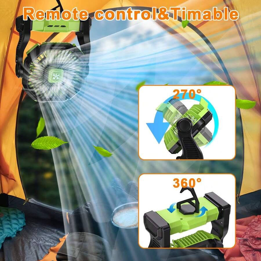 مروحة محمولة تعمل بالبطارية بس - مراجعة Outdoor Power Timer وسعره