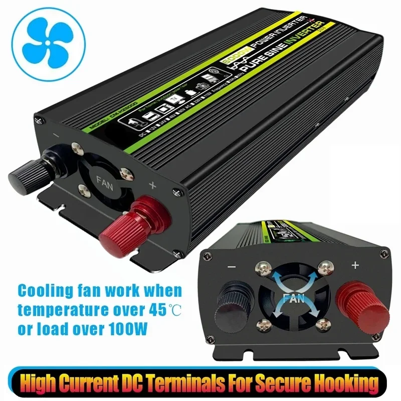 6000 واط DC12/24 فولت إلى التي - مراجعة Outdoor Power Transformer وسعره