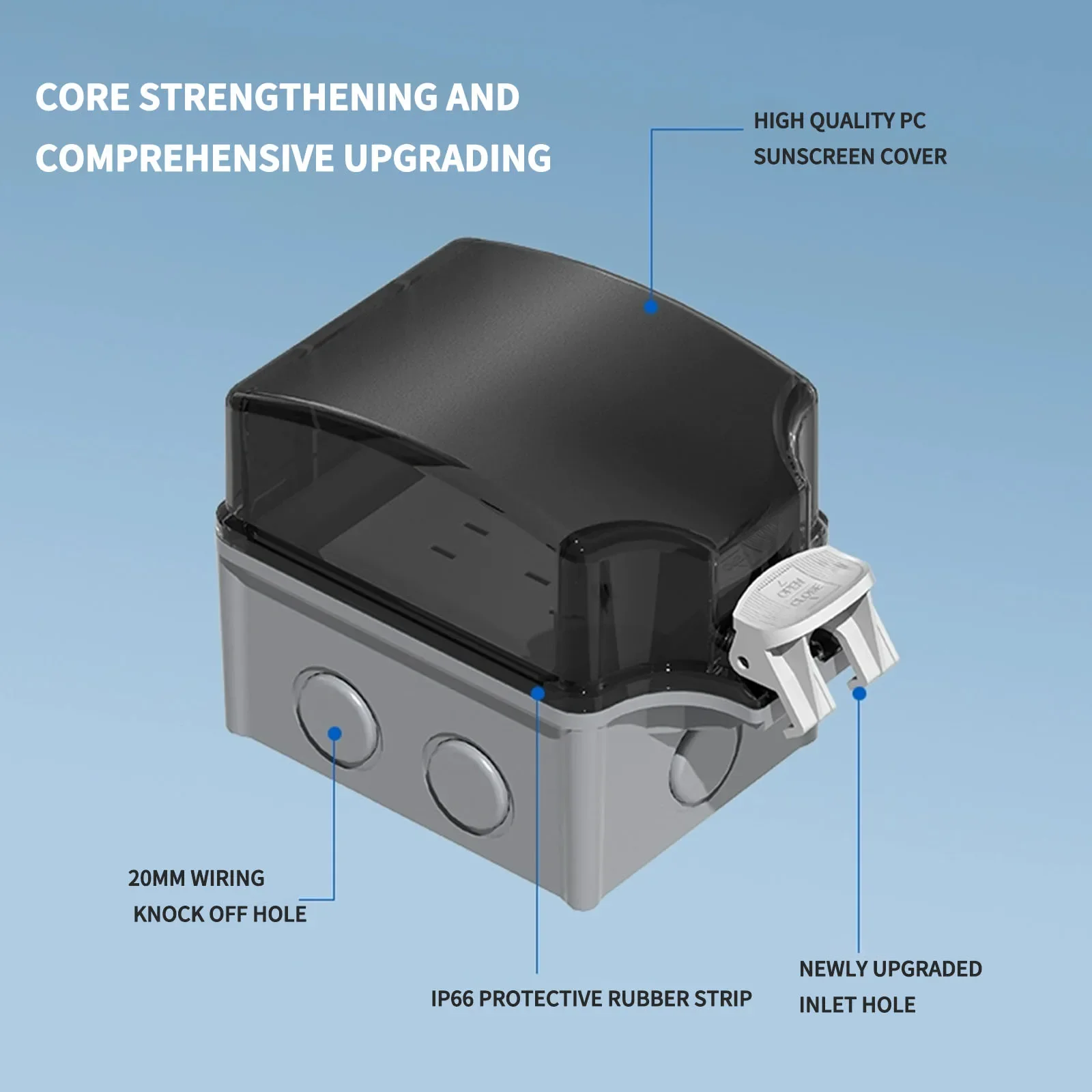 لوحة شحن كهربائية خارجية مقاوم - مراجعة Outdoor Power Outlet Waterproof وسعره